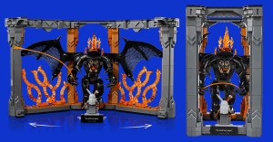You Shall Not Pass On The LEGO The Lord of the Rings: Balrog Book Nook