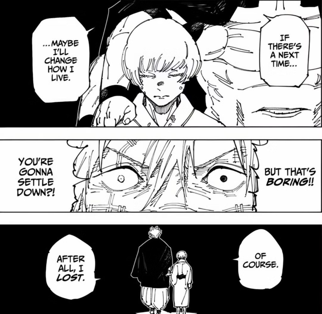 Sukuna and Mahito manga panel